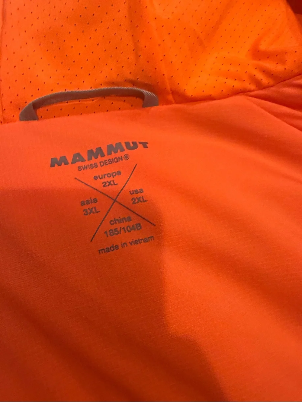 Lightweight Men's Hooded Windbreaker Jacket - Seafoam with Orange Trim